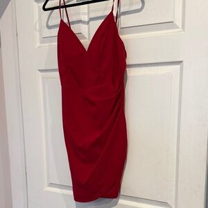 Elegant Red Women's Dress